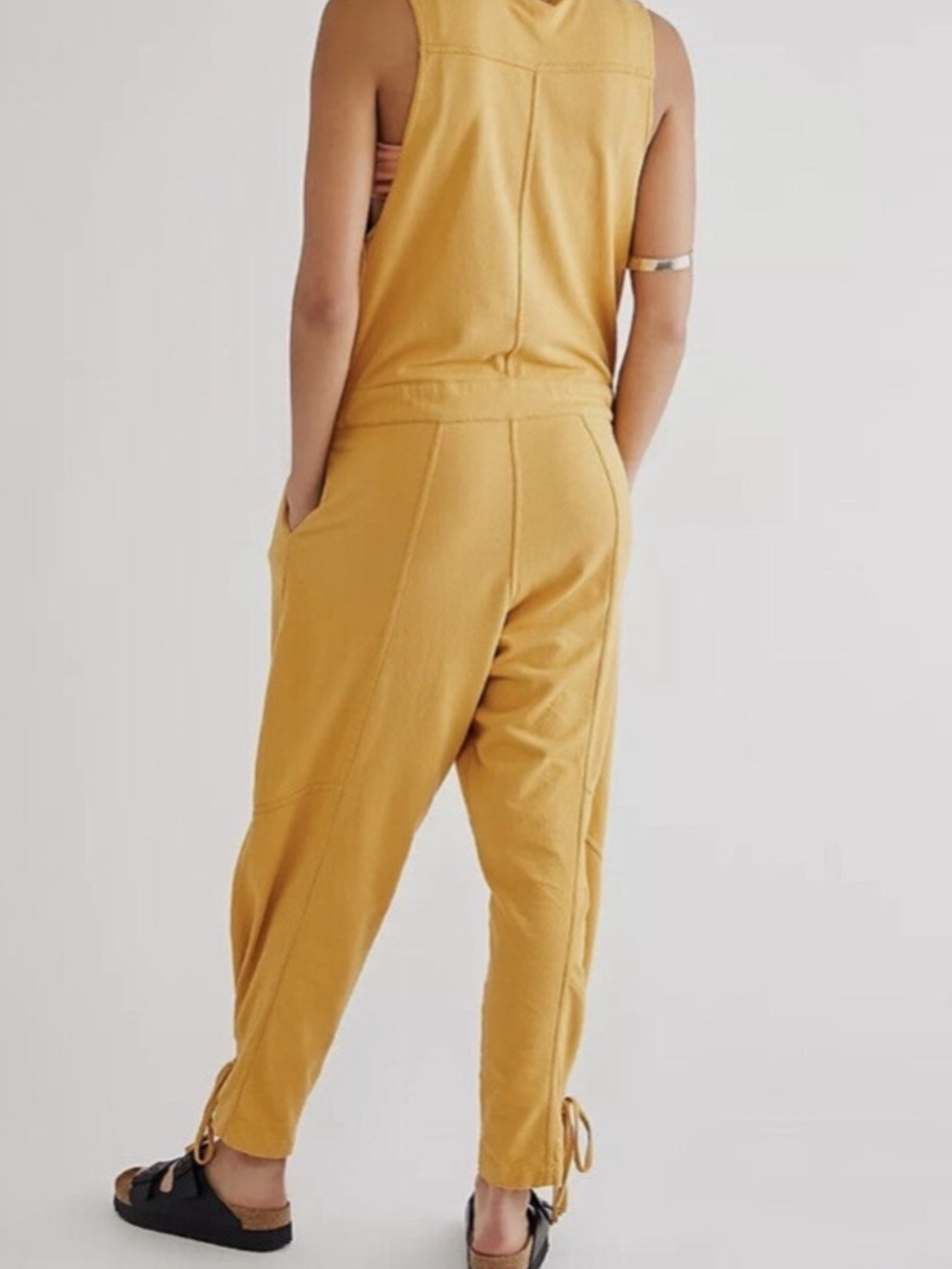 Free People One Billie Coveralls Jumpsuit - Spicy Chestnut - Picture 2 of 6